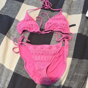 Ralph Lauren lace bikini Set L